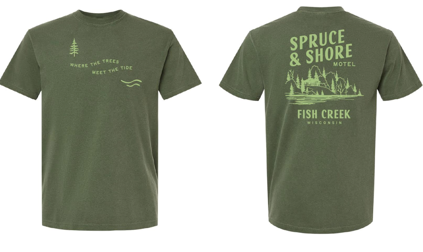 Custom Spruce & Shore Motel T-Shirt